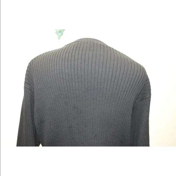 Classic Timberland Black Men Sweater 100% Cotton Fall V-Neck Winter Larger - Picture 2 of 11